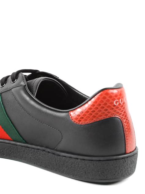 zapatillas gucci mujer negras